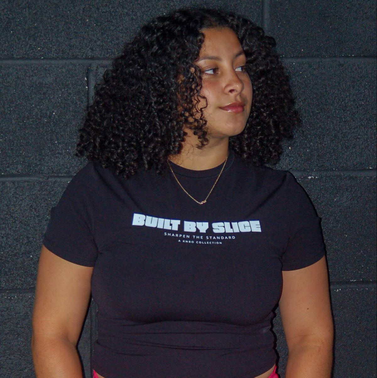 Women's Built By Slice Performance Crop Tee